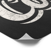 Kaffeezeichen. Kaffeedekor. Funny Coffee Sprichwor Poster (Ecke)