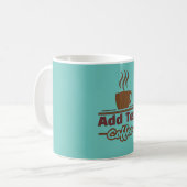 Kaffeezeichen, Name hinzufügen Kaffeetasse (Vorderseite Links)