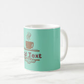 Kaffeezeichen, Name hinzufügen Kaffeetasse (VorderseiteRechts)