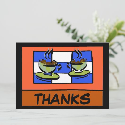 Kaffeezeit 2, PARTY Einladung (Stehend Vorderseite)