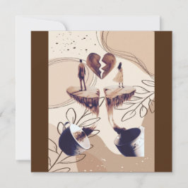 Kaffeezeit, alles was wir brauchen ist Kaffee, Kaf Einladung