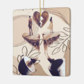 Kaffeezeit, alles was wir brauchen ist Kaffee, Kaf Keramikornament (Links)