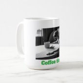 Kaffeezeit Außerirdischer Kaffeetasse (Vorderseite Links)