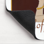 Kaffeezeit CC0224 Art Nouveau Mousepad (Ecke)