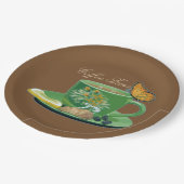 Kaffeezeit Cup & Saucer Paper-Teller Pappteller (Schrägansicht)