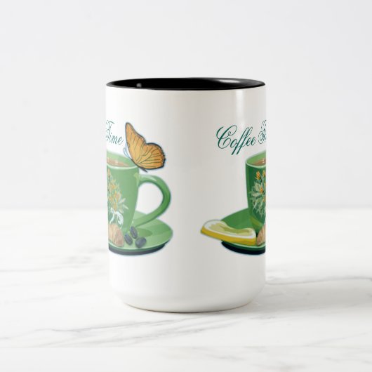 Kaffeezeit Cup & Saucer Tasse (Mittel)