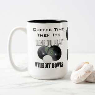 Kaffeezeit dann frei, um die Schüsseln auf dem Ras Zweifarbige Tasse