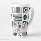 Kaffeezeit der Mama im zeitgenössischen Stil Mitte Milchtasse (Rechte Ecke)