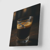 Kaffeezeit - Gemütliche Uhr (Winkel)