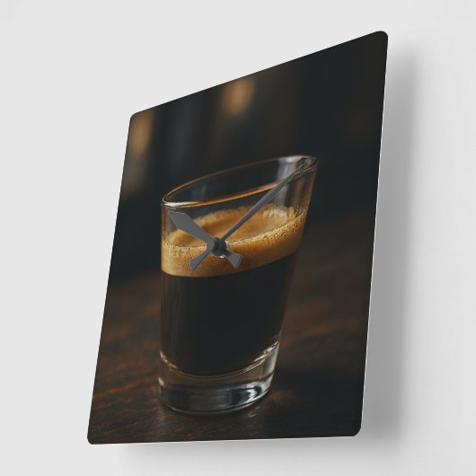 Kaffeezeit - Gemütliche Uhr (Winkel)