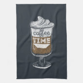 Kaffeezeit Geschirrtuch (Vertikal)