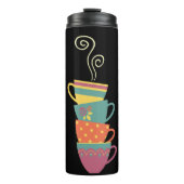 Kaffeezeit gestapelte Tasse Dampf schwenken (Vorderseite)