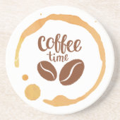 Kaffeezeit Getränkeuntersetzer (Vorne)