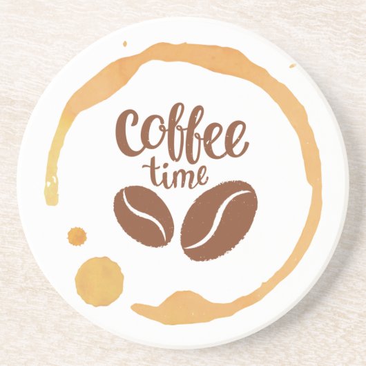 Kaffeezeit Getränkeuntersetzer (Vorne)