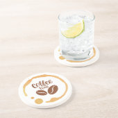 Kaffeezeit Getränkeuntersetzer (Seite)