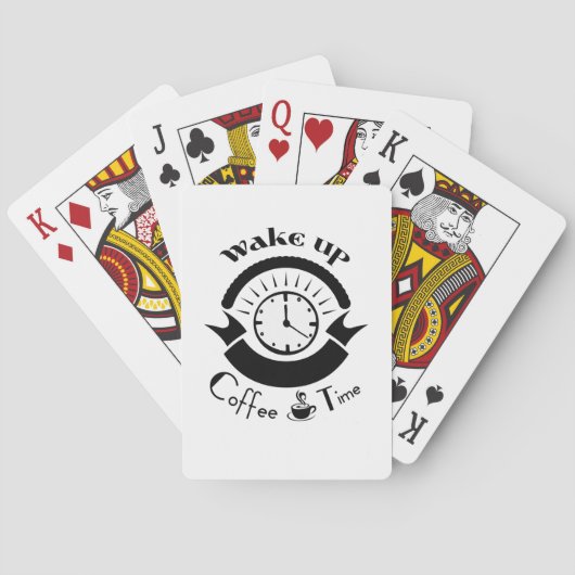 Kaffeezeit geweckt spielkarten (Rückseite)