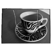 Kaffeezeit Große Geschenktüte (Rückseite)