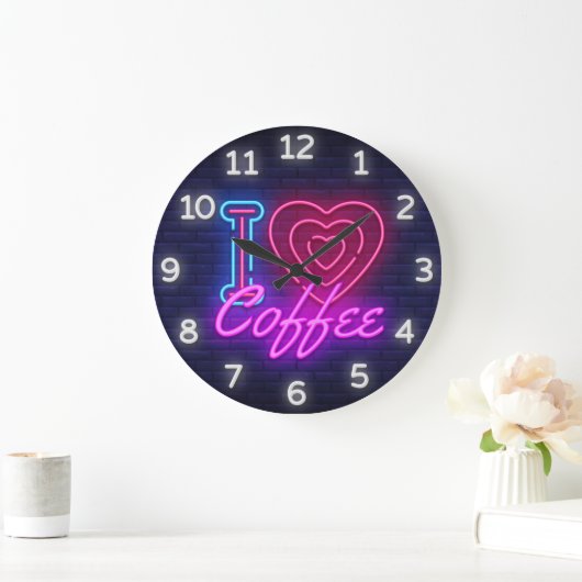 Kaffeezeit Imitate Neonwall Uhr (Zuhause)