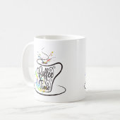 Kaffeezeit ist besser kaffeetasse (Vorderseite Links)