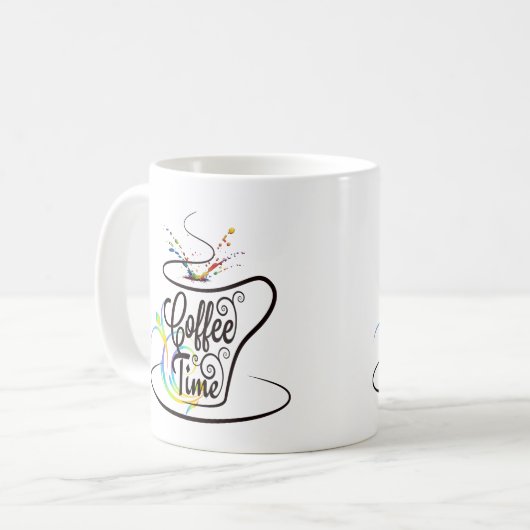 Kaffeezeit ist besser kaffeetasse (Vorderseite Links)