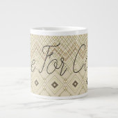 Kaffeezeit Jumbo-Tasse (Vorderseite)