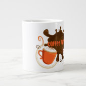Kaffeezeit - Jumbo-Tasse (Vorderseite)