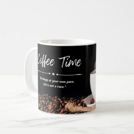 Kaffeezeit Kaffeetasse (Vorderseite Links)