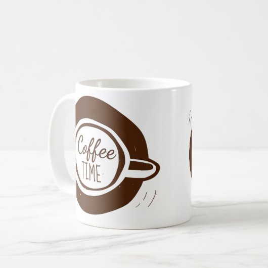 Kaffeezeit Kaffeetasse (Vorderseite Links)