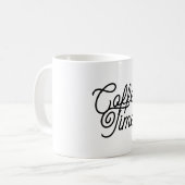 Kaffeezeit Kaffeetasse (Vorderseite Links)