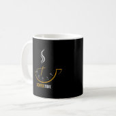 Kaffeezeit - Kaffeezeit Uhr Kaffeetasse (Vorderseite Links)