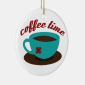 Kaffeezeit Keramik Ornament (Rechts)