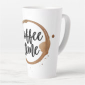 Kaffeezeit Latte Tasse (Rechte Ecke)