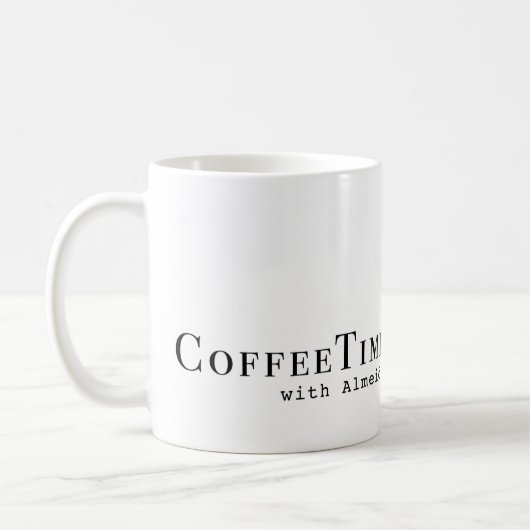 Kaffeezeit mit Almeida-Tasse Kaffeetasse (Links)