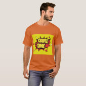 Kaffeezeit mit Cartoon Platsch T-Shirt (Vorne ganz)