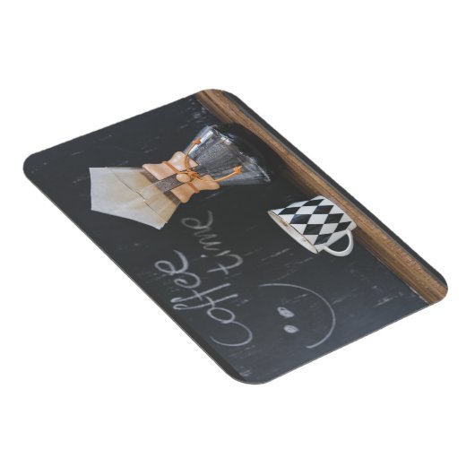 Kaffeezeit mit Cup und Kaffeekanne Magnet (Rechte Seite)