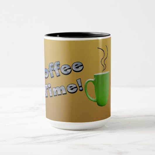 "Kaffeezeit!" Mug Tasse (Zentrum)