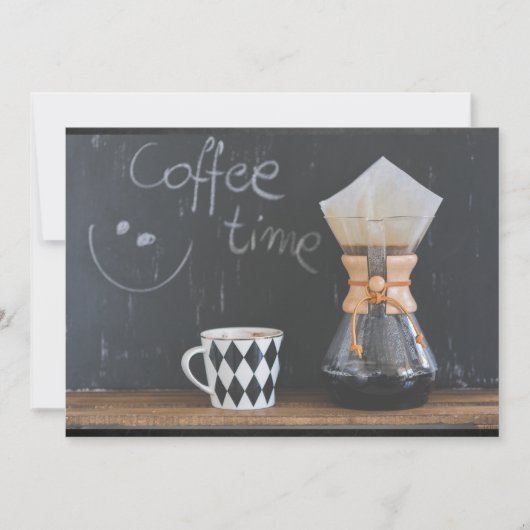 Kaffeezeit Party zusammenbringen Einladung (Vorderseite)