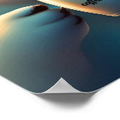 Kaffeezeit Polar Bären Wanddekor Poster (Ecke)