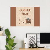 Kaffeezeit Poster (Heimbüro)