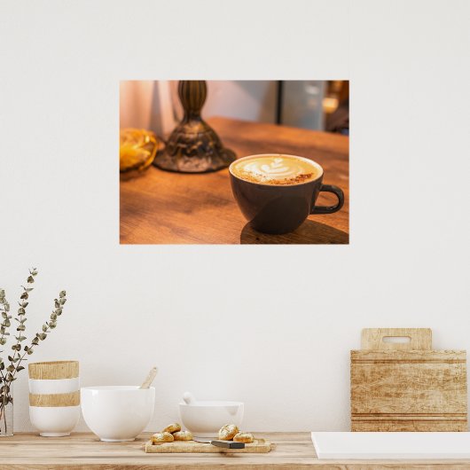 Kaffeezeit Poster (Küche)
