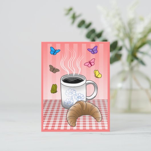 Kaffeezeit Postkarte (Stehend Vorderseite)