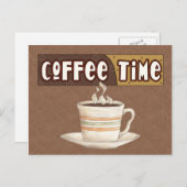 Kaffeezeit Postkarte (Vorne/Hinten)