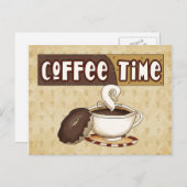 Kaffeezeit Postkarte (Vorne/Hinten)