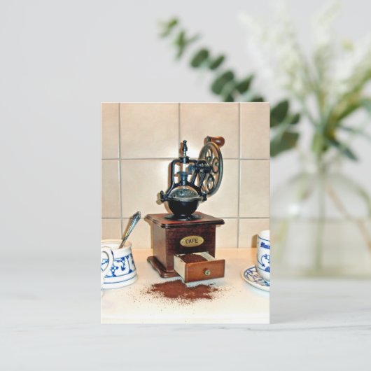 Kaffeezeit Postkarte (Stehend Vorderseite)