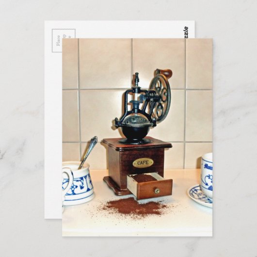 Kaffeezeit Postkarte (Vorne/Hinten)