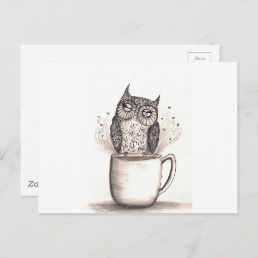 Kaffeezeit Postkarte (Vorne/Hinten)