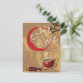 Kaffeezeit Postkarte (Stehend Vorderseite)