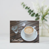 Kaffeezeit Postkarte (Stehend Vorderseite)