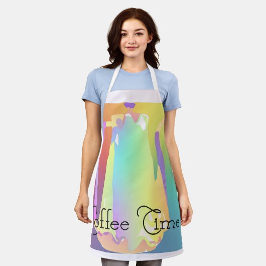 Kaffeezeit Schürze (Getragen)