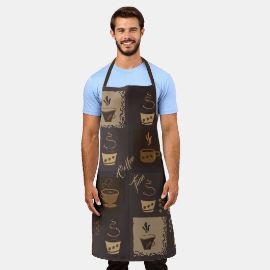 Kaffeezeit Schürze (Getragen)